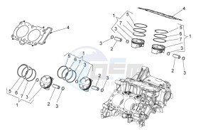 Tuono V4 1100 RR (EMEA, APAC) (AU, EU, HK, IS, JP, NZ, RC, S, T, VN) drawing Cylinder - Piston