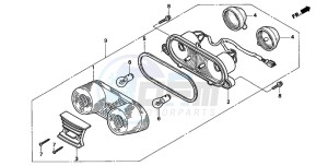 SFX50SMM drawing TAILLIGHT