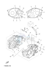 XT660ZA XT660Z ABS TENERE (2BE3 2BE3 2BE3) drawing CRANKCASE