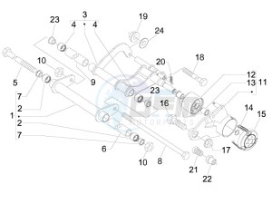 MP3 125 ie drawing Swinging arm