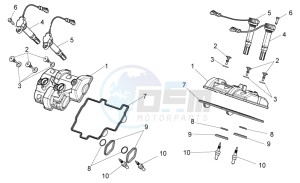 RSV 4 1000 APRC Factory ABS USA drawing Valves cover