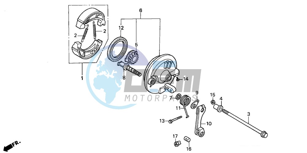 FRONT BRAKE PANEL