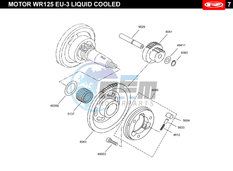 STARTER CLUTCH  EURO3