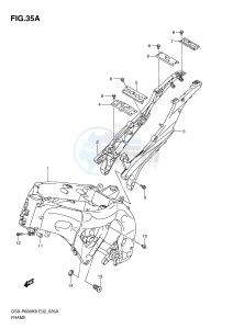 GSX-R600 (E2) drawing FRAME (MODEL L0)