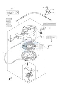 DF 6 drawing Recoil Starter