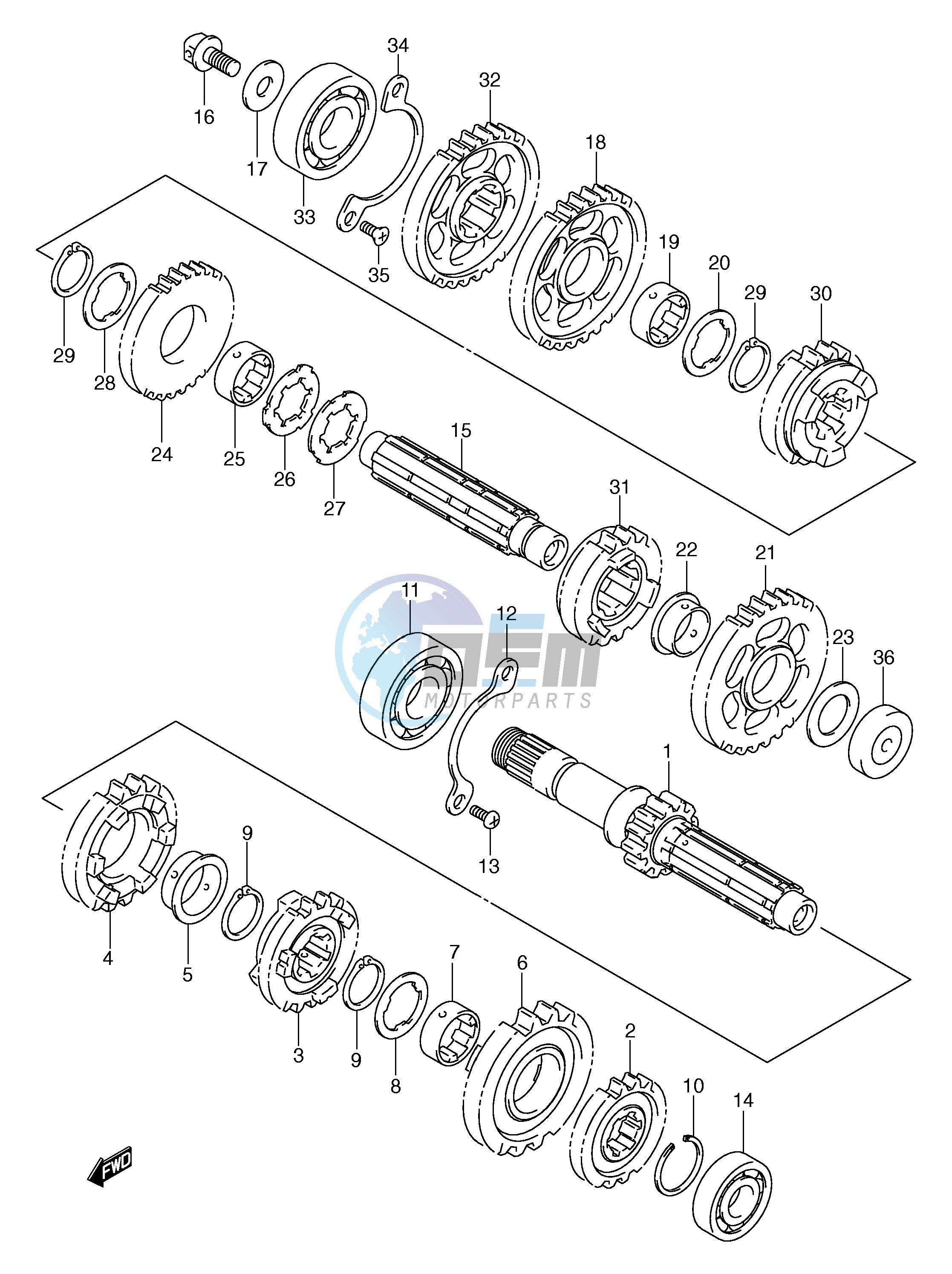 TRANSMISSION (MODEL K1 K2 K3 K4)