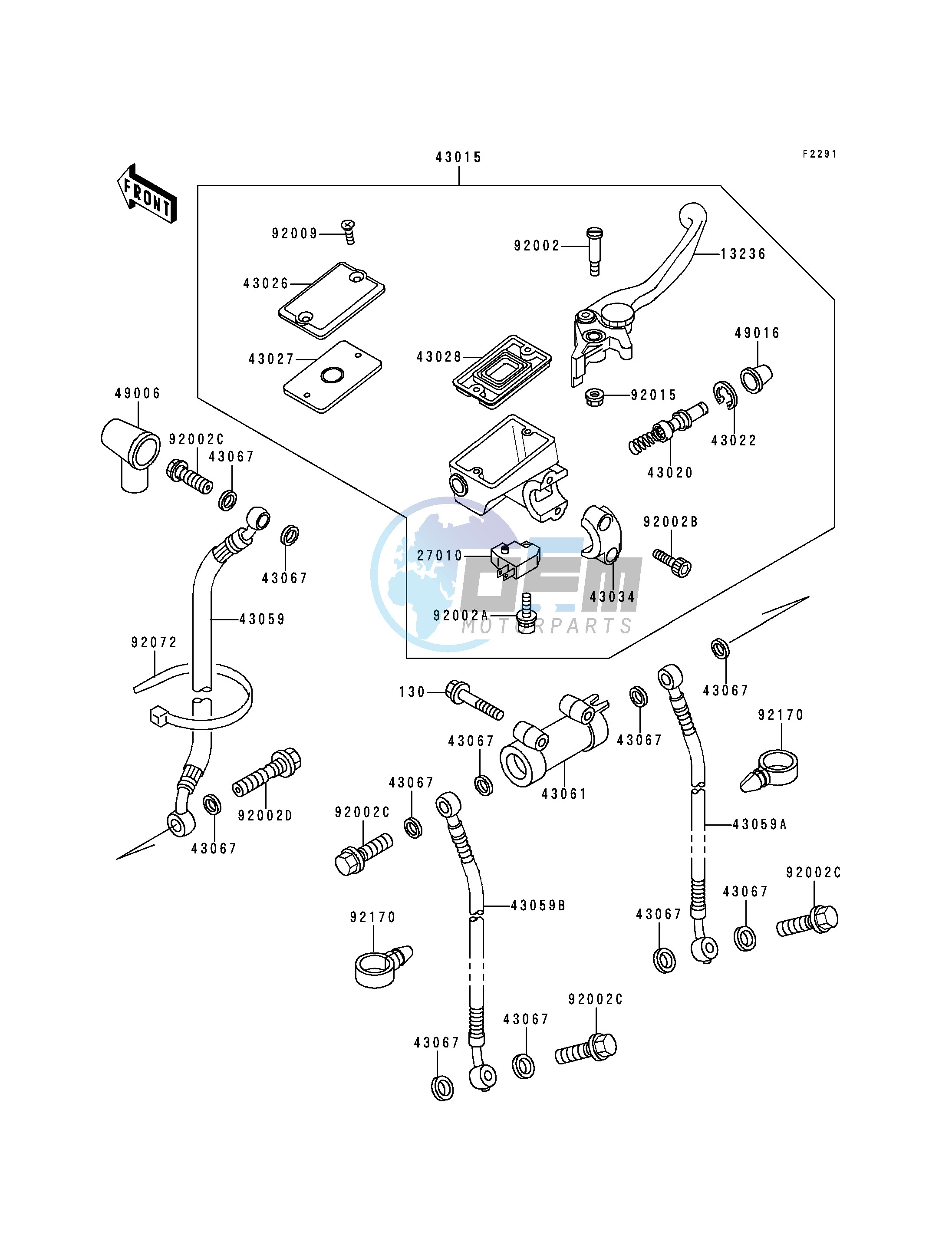 FRONT MASTER CYLINDER