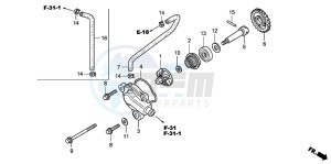 CBR125RW drawing WATER PUMP