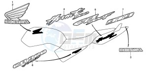 CB900F CB900 HORNET drawing MARK