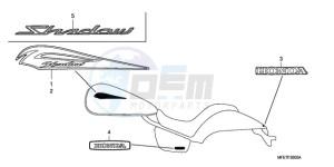 VT750C2F9 Australia - (U / KMH MME) drawing MARK