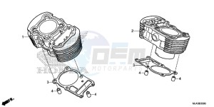 VT750C2SD UK - (E) drawing CYLINDER