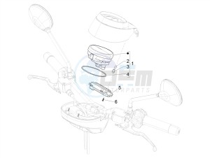 GTV 300 HPE SEI GIORNI IE E4 ABS (EMEA) drawing Meter combination - Cruscotto