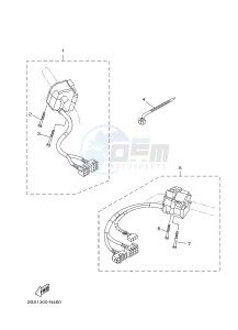 XT1200ZE SUPER TENERE ABS (2KBC) drawing HANDLE SWITCH & LEVER