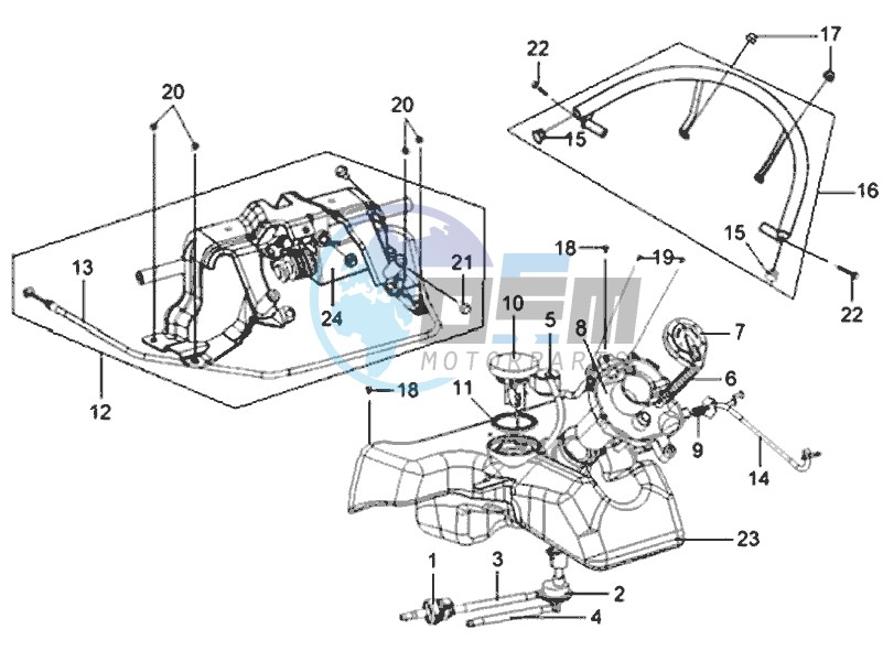 FUEL TANK - FUEL CUT