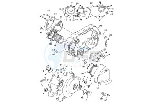 XVS DRAG STAR 650 drawing CRANKCASE COVER