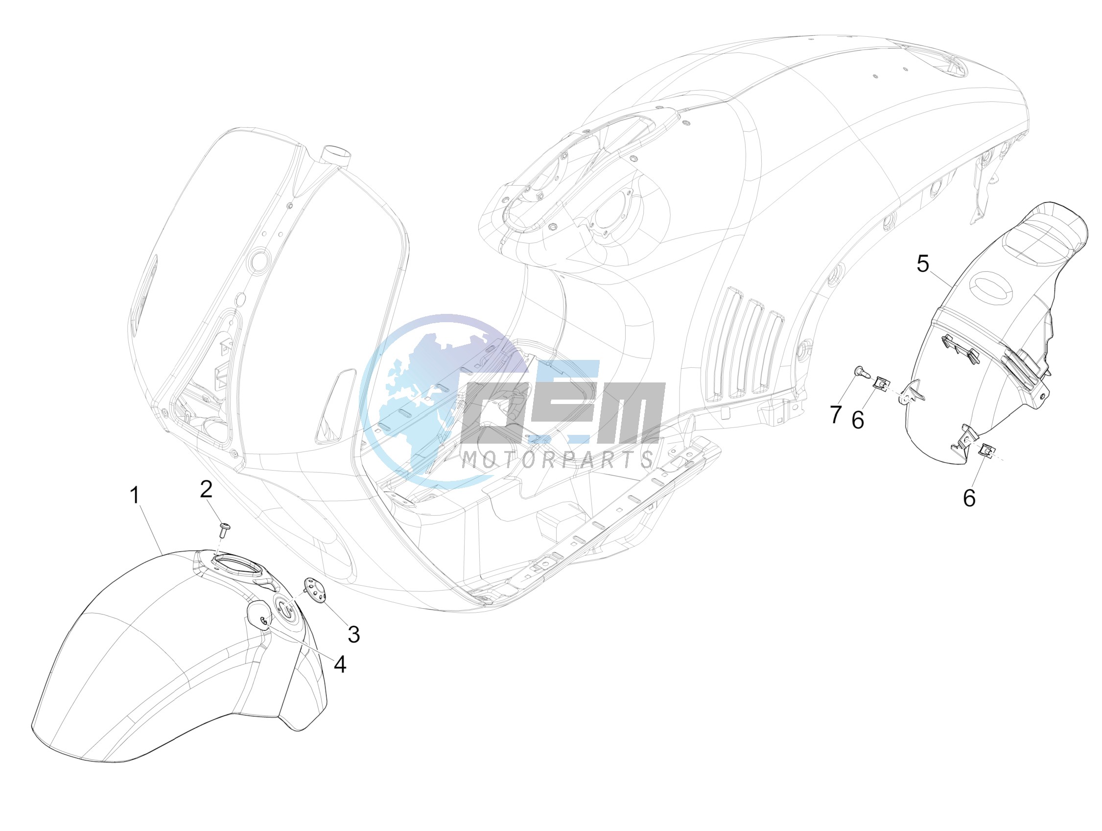 Wheel housing - Mudguard