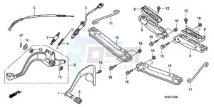 TRX420FMA Europe Direct - (ED / 4WD) drawing PEDAL/STEP