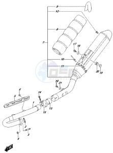 RM-Z450 drawing MUFFLER