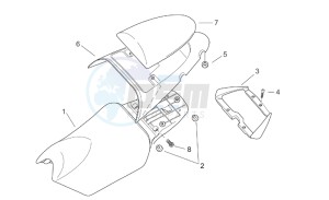 SR 50 H2O (ie+carb.) 03-12 drawing Saddle - Handle