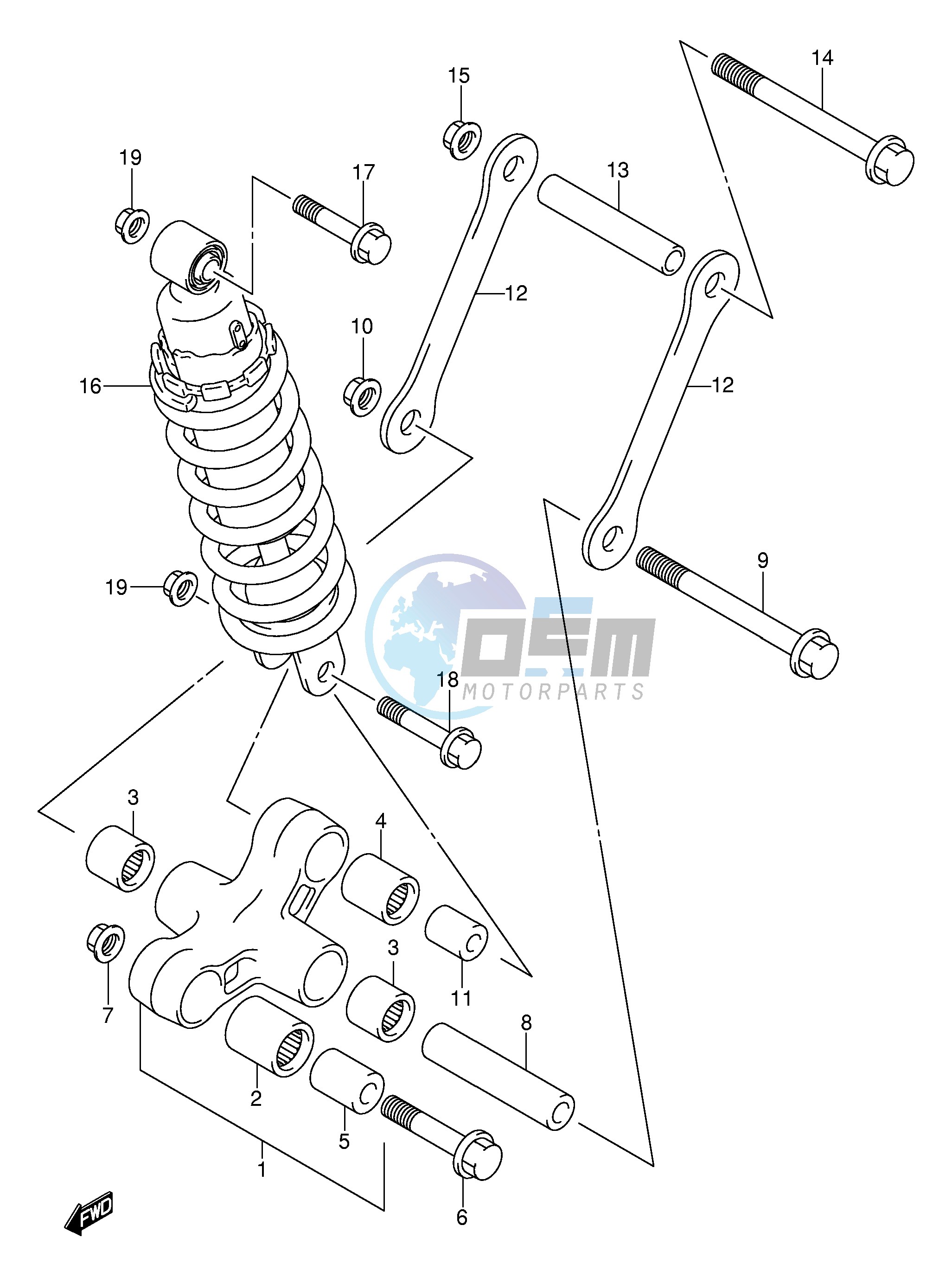 REAR CUSHION LEVER