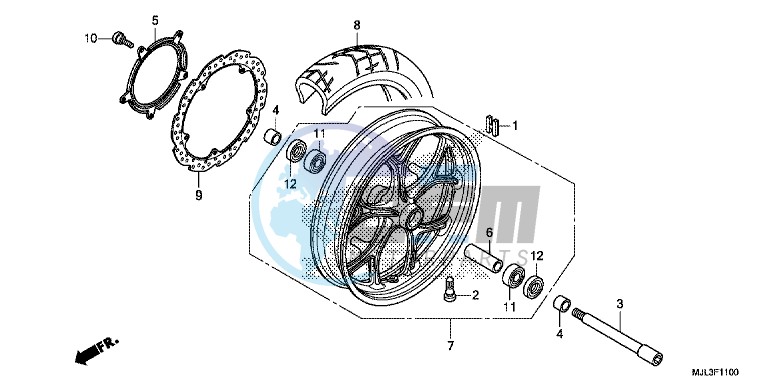 FRONT WHEEL