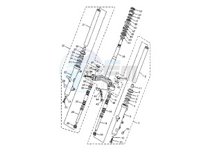 YP E MAJESTY 125 drawing FRONT FORK