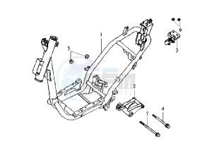 DD EU2 - 50 cc drawing FRAME