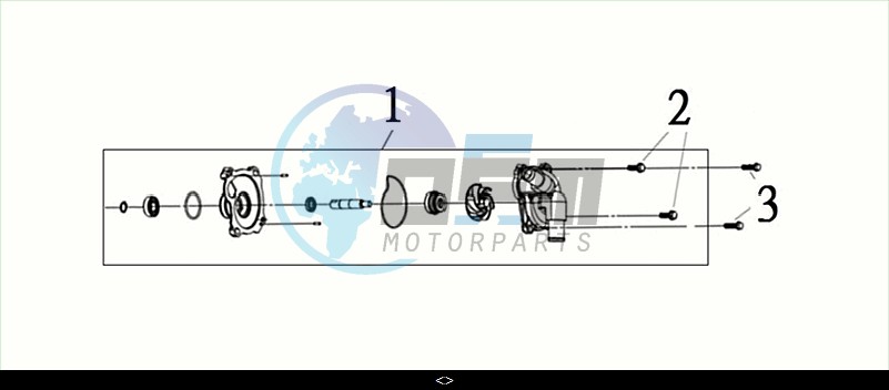 WATER PUMP / MAXSYM TL 508 (TL50W2-EU) (M2)