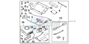 CBR1000RR9 BR / MME - (BR / MME) drawing KIT ALARM SYSTEM