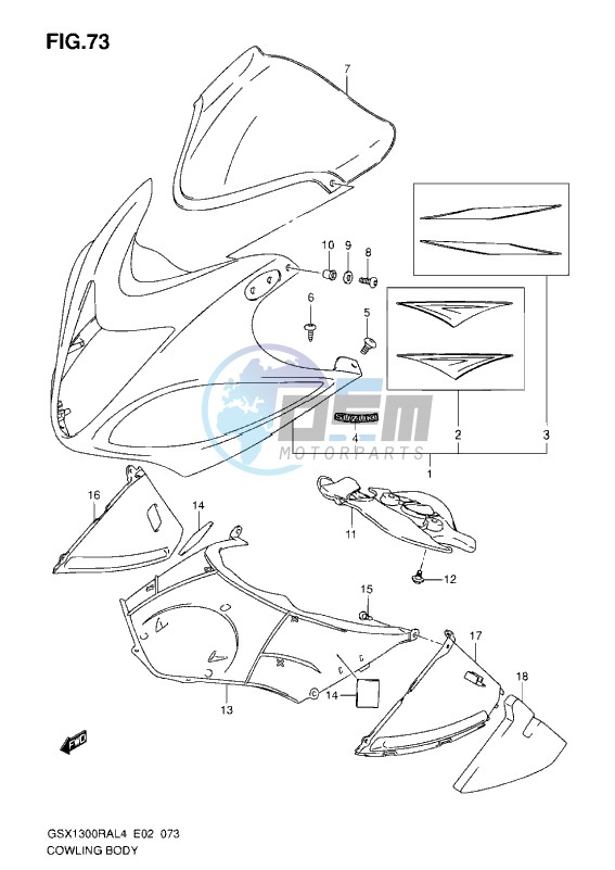 COWLING BODY L4