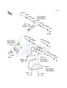 KVF 750 E [BRUTE FORCE 750 4X4I NRA OUTDOORS] (E8F-E9FA) E9FA drawing FRONT SUSPENSION