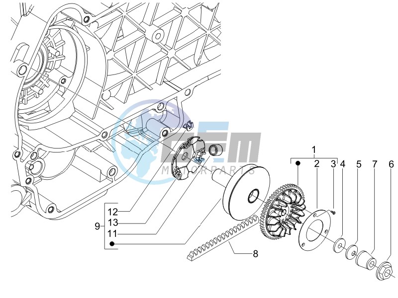 Driving pulley