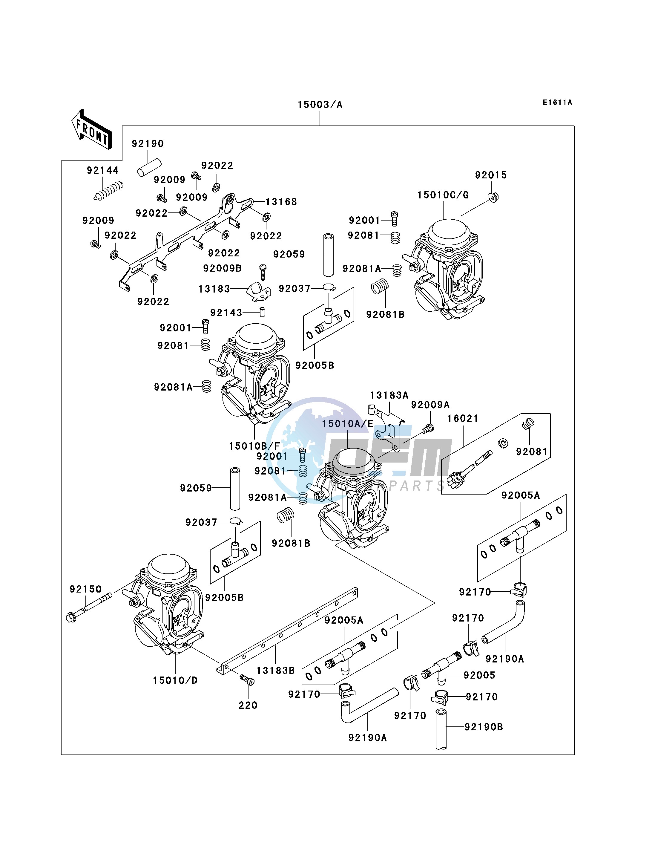 CARBURETOR -- ZX1100-D2_D3- -