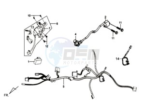 MIO 50 drawing CDI - WIRING HARNASS / IGNITION LOCK