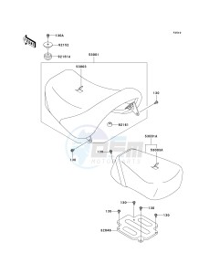 VN 1500 B [VULCAN 88 SE] (B1-B3) N8F drawing SEAT