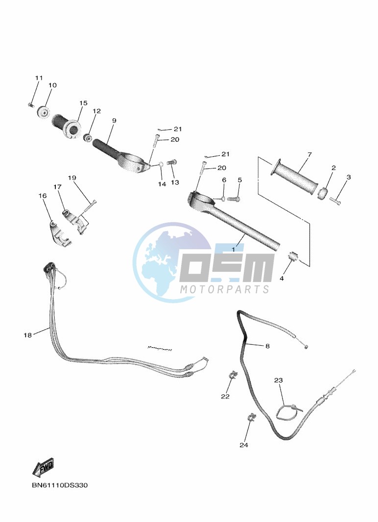 STEERING HANDLE & CABLE