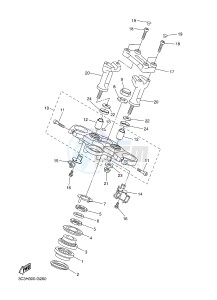 FZ1-S FZ1 FAZER 1000 (2DV1) drawing STEERING