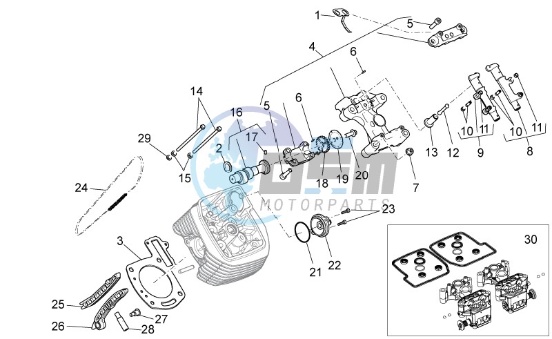 LH cylinder timing system I