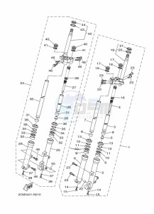 GPD125-A NMAX 125 (BV3C) drawing FRONT WHEEL