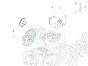 LXV 150 4T 3V E3 (APAC) (CN, RI, VT) drawing Stater - Electric starter