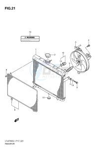 LT-A750X (P17) drawing RADIATOR (LT-A750XL1 P24)