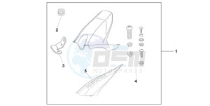 CBR1000RA9 Europe Direct - (ED / ABS MME TRI) drawing HUGGER REPSOL REPLICA