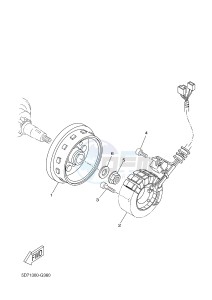 MT125A MT-125 ABS (5D7M) drawing GENERATOR