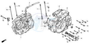 NX125 drawing CRANKCASE