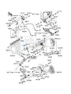 Z1000_ABS ZR1000C9F FR GB XX (EU ME A(FRICA) drawing Muffler(s)