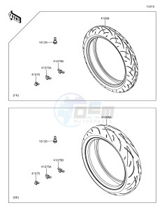 NINJA 650 EX650KHFA XX (EU ME A(FRICA) drawing Tires