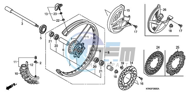 FRONT WHEEL