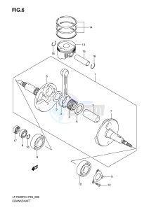 LT-F500F (P24) drawing CRANKSHAFT