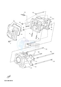 OVETTO 4 50 OVETTO 4 (2AC8) drawing CYLINDER HEAD