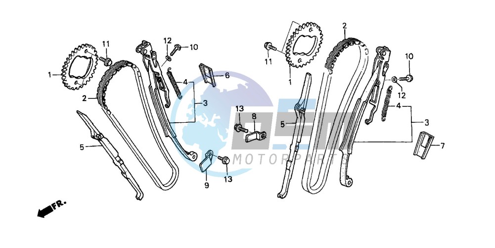 CAM CHAIN/TENSIONER